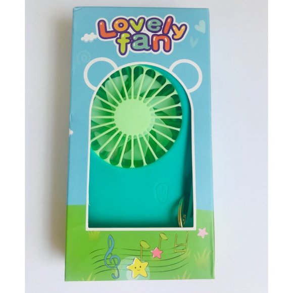 Green - Lovely Mini Portable Pocket USB Fan - Picture 6 of 7